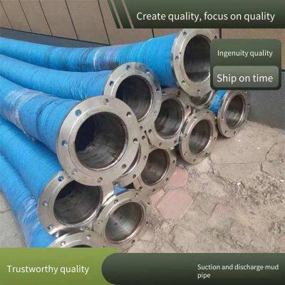 Customized Large-diameter Steel Wire Skeleton Rubber Hose, Reducing Suction and Discharge Hose for Negative Pressure and Wear-resistant Suction and Discharge of Cement Slurry photo-2