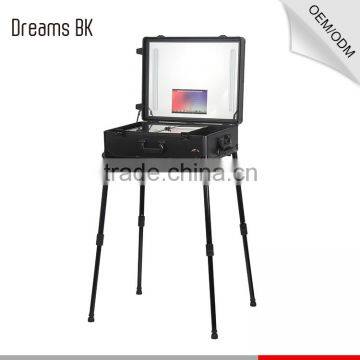 2016 Guangzhou Manufacturers Factory Wholesale Wifi Trolley Cosmetic Storage Make Up Case With MP4