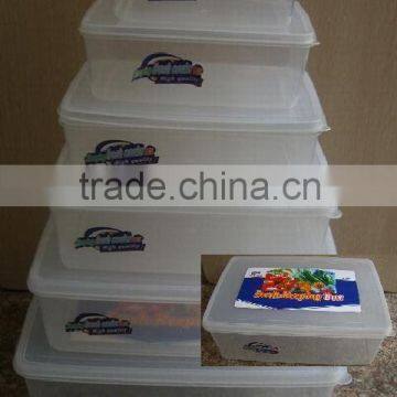 plastic storage containers(6sets)