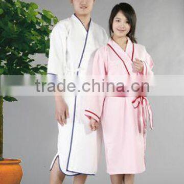 new design Hotel coral bathrobes bean sprouts