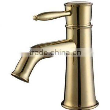 2013 Model Brass Single Lever faucet gold plating surface