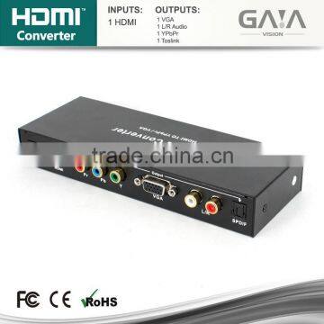 HDMI zu VGA YPBPR CVBS SPDIF Converter adaptetor box