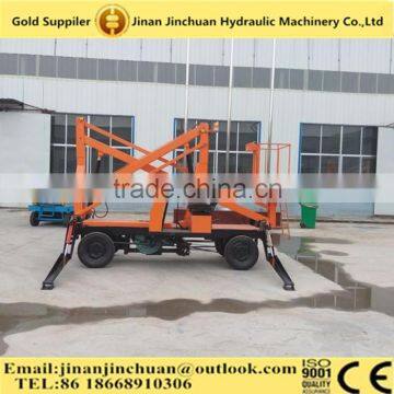 6-18m hydraulic towable cherry picker articulated boom lift for sale