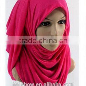 Cheap Fashion Women Muslim Dubai Hijab Shawl Solid Color Infinity Jersey Turkey Scarf Quality Choice