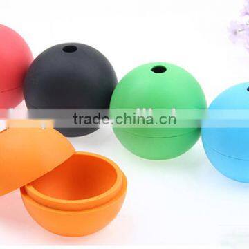 Ball shape silicone colourful ice cube tray,Sphere silicone Ice ball makers individuals