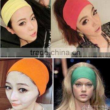 Fashion Lady Vogue Solid Candy Color Hair Band