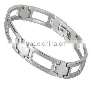 Matt stainless steel bracelets mens jewelry