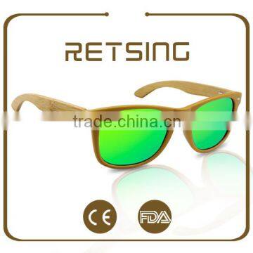 Wooden Frame Material and Fashion Sunglasses Style Wooden Eyewear Frame