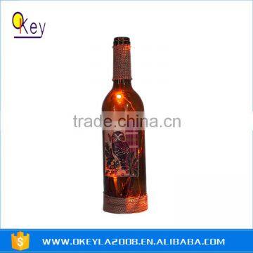 2016 New product Led Wine Bottle lights For Garden Decoration