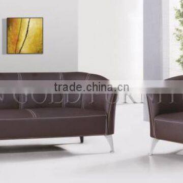 PU Leather Sofa Bed Modern Sofa Furniture Leather Sofa Set for Office(SZ-SF04) photo-6