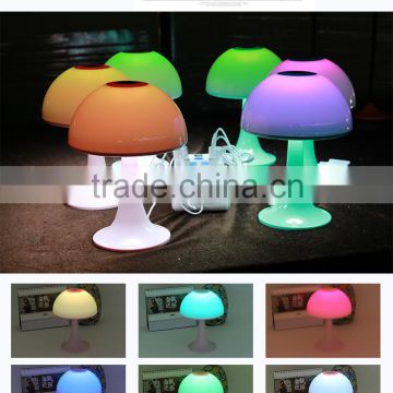 Rechargeable JK-862 Full Color Changeable RGB color changing wireless led glow table lamp