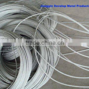 galvanized steel wire rope for guy strands