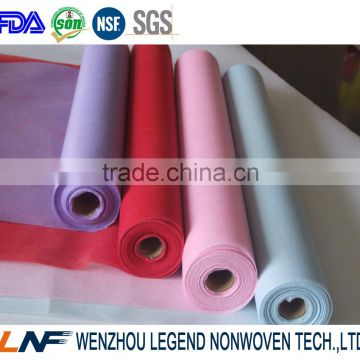 100% polyester non woven fresh flower wrapping paper rolls