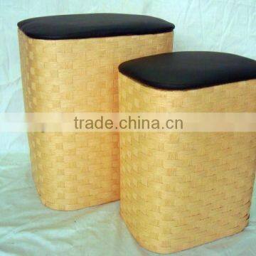 100% handmade woven paper storage Comfortable practical sit stool