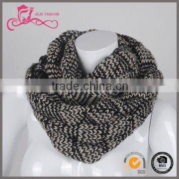 Low price latest design acrylic women neck scarf