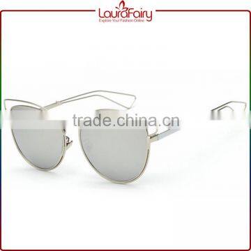 Laura Fairy China Factory Top-Selling Hand Polished Grey Lens Sunglasses With Metal Frame                        
                                                Quality Choice
