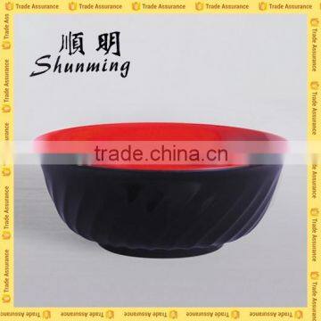 Double color melamine round bowl