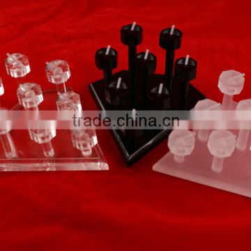 Acrylic Ring Column Stand Jewellery Ring Counter Window Display Stand