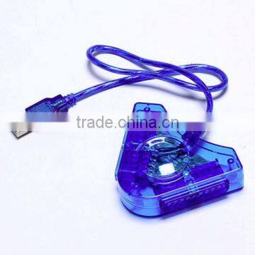 Joypad Game USB Dual Player Converter Adapter Cable For PS2 Attractive Dual Playstation 2 PC USB Game Controller Wholesale