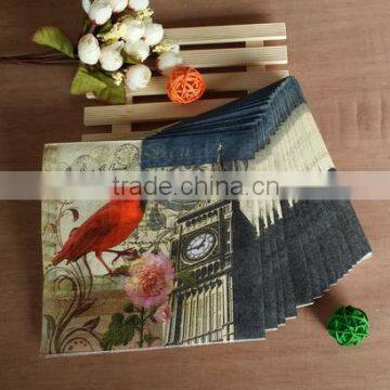 Virgin Wood Pulp Cocktail Paper Napkins 25*25cm