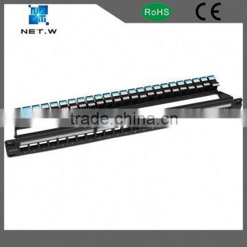 1U 24 Port Wall Rack Mount Cat6 Patch Panel photo-4