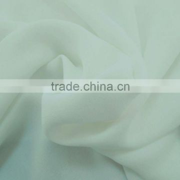 white chiffon fabric for ladies summer dress fabric