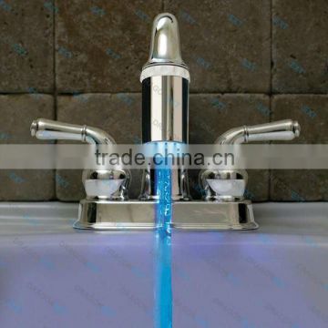 Wholesale Romantic Led Water Glow Temperature Changing Sensor Sink Faucet Light