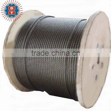 Ungalvanized steel wire rope