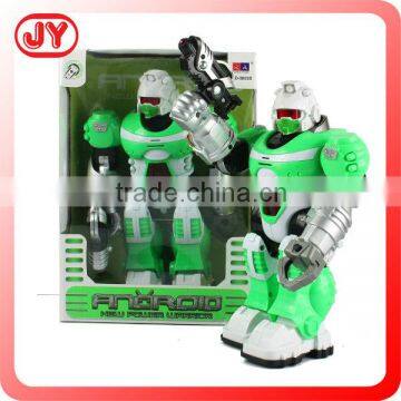 Intelligent B/O plastic robot boy toys with light&sound