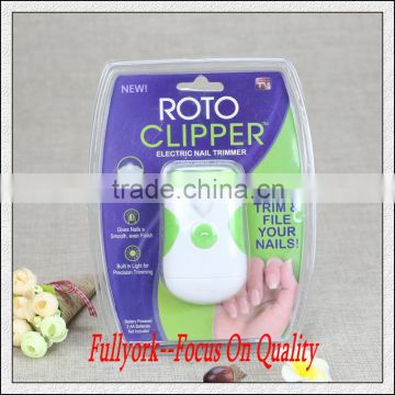 Roto Clipper Electric Nail Trimmer As Seen On TV Cordless Nail Cutter