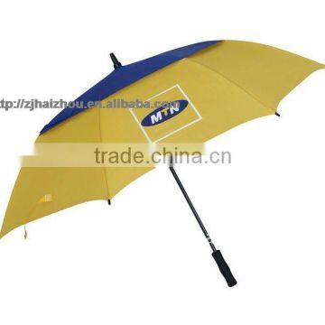 Pantone matched windproof promotional parasol golf umbrella