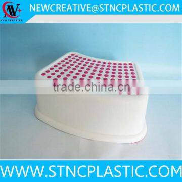 anti slip design plastic bathroom sitting stool