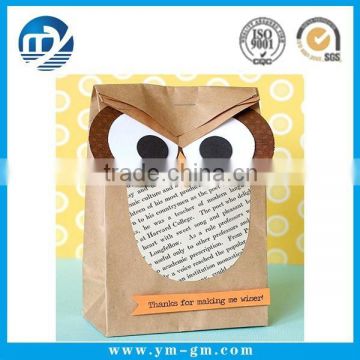 Kraft paper bag & take away fast food paper bag