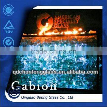 colored decorative fire pit glass chips