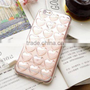 Hand Strap Cute Fashion Soft Tpu Cover Heart Case for Iphone 6 6s Plus photo-4