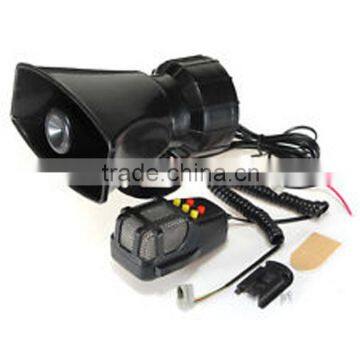 12V 5 SOUND CAR WARNING ALARM SIREN HORN PA SPEAKER SYSTEM AMPLIFIER MIC US NEW Motor