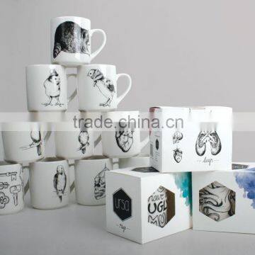 ODM Animal Mug 11oz custom printing design personalized sublimation mugs