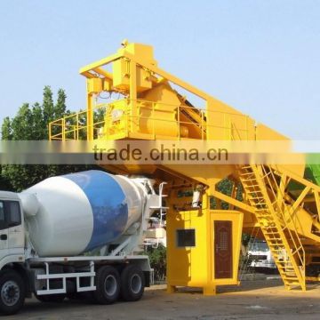 CE certification HZS25 25m3 mobile mini small concrete batching plant price for sale