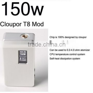 Newest coming !!! 7-150w fit for 18650 battery original e-cig alibaba for cloupor T8