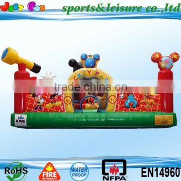 2015 kids playground houses, giant inflatable city, big inflatable combo for sale