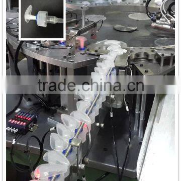Cosmetic Dispensing Part Assembly and Testing Machine