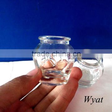 small 40ml glass candle holder small glass storage jars