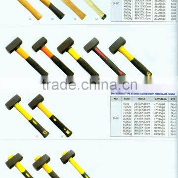 Stoning hammer pile hammer wooden hammers plastic hammer