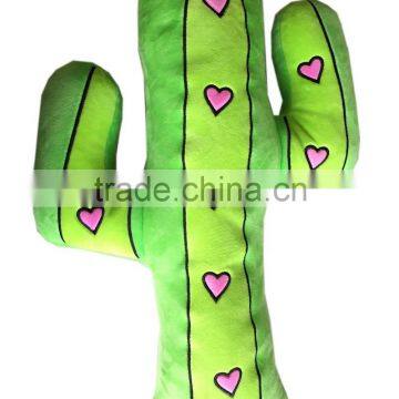 Lovely Cactus pillow embroidery applique