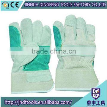 High quality industrial working cow split leather welding safety glove