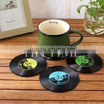 Convenient Silicone Rubber Coaster Pad Cup Vinyl Coffe Drinking Mat Mug Glass Plate photo-2