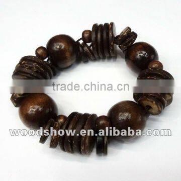 Hot sale Coconut Bangle, Wood Beads Bangle, Wood Bracelet