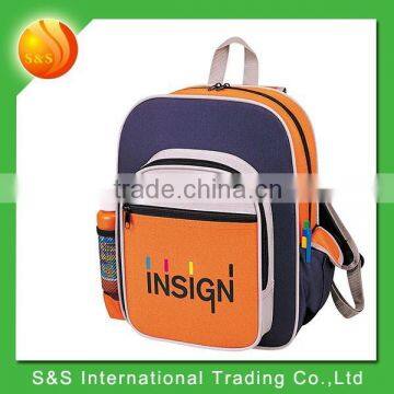 color vital child's school bag with bottle holder