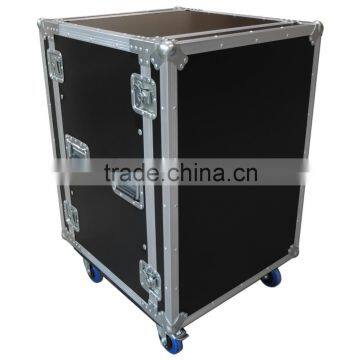 10U Rack Mount Mixer Flight Case with Top Tilt, Road case for Mixer