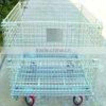 trade assurance metal storage cages with 4 wheels